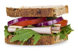 Freshly made sandwich Freshly made sandwich