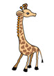 Giraffe.  Vector illustration for design, for  baby  scrapbook