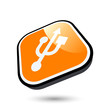Vector: usb zeichen symbol button anschluss usb zeichen symbol button anschluss