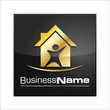 Logo maison noir or Logo maison noir or