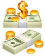 Money packs.