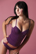 lingerie violette