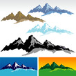 Mountain And Hills ICONs - Edi...