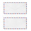 Envelope with blank paper on white. Envelope with blank paper on white.