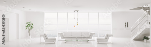 Illustration: Weiss interior panorama 3d render Weiss interior panorama 3d render
