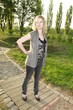 Foto: Frau am Posen Frau am Posen