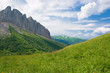 Beautiful Caucasian mountains. Mount Acheshbok