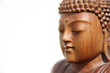 buddha gesicht seitlich isoliert