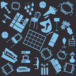 Seamless furniture background
