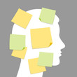Abstract notes and idea making Abstract notes and idea making