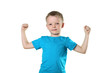 little boy in studio