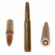 Set carbine bullet isolated on white Set carbine bullet isolated on white