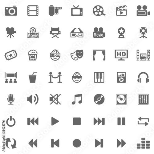 Illustration: Media Icons Media Icons