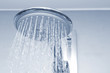 Dusche in blau