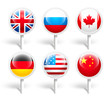 Flags. Vector illustration