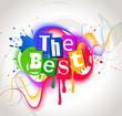 Colour background. Vector illustration
