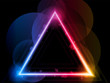 Rainbow Triangle Border with Sparkles and Swirls Rainbow Triangle Border with Sparkles and Swirls