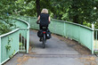 Radfahrerin