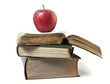 Apple and old books