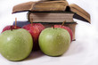 Apples and old books