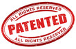 Patented stamp Patented stamp