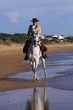 spanische reiterin - strand
