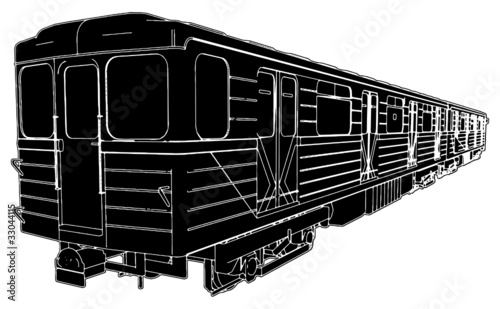 Vektor: Metro Train Wagon Vector 02 Metro Train Wagon Vector 02