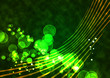 Buble Circle Green Background