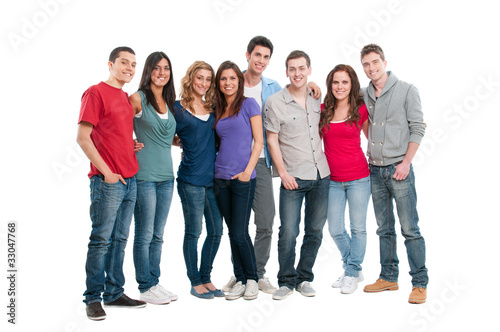 Photo: Happy smiling group Happy smiling group