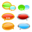 Colorful Speech/Talk Bubbles in