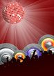 poster plakat flyer fete feier party disco disko rot