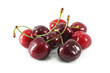 Cherries, isolated, white background Cherries, isolated, white background
