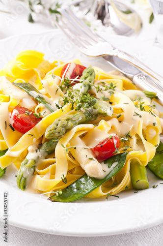 Foto: Pasta mit Gemüse Pasta mit Gemüse