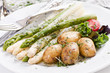Spargel mit Kartoffeln