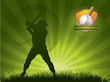 Photo en ligne au meilleur prix Baseball player strikes the ball with a stick