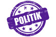 Sternen Stempel lila POLITIK