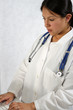 Doctor working on computer Doctor working on computer