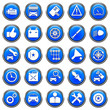 Car-Web-Button - Repair Service (isolated + clipping-lines)