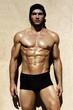 Sexy shirtless male model