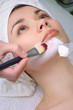 Photo en ligne au meilleur prix beauty salon series. facial mask applying