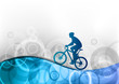 blue biker