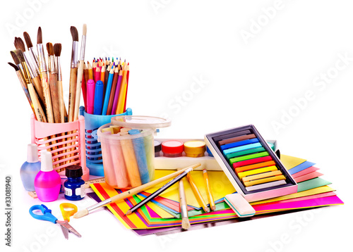 Photo: Back to school supplies. Back to school supplies.