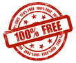 Sternen Stempel rot rt 100% FREE