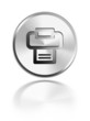 button aqua icon print button aqua icon print