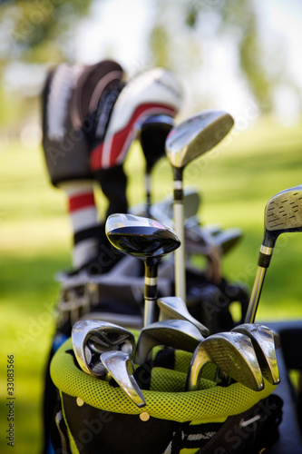 Photo: Dirty golfclubs Dirty golfclubs