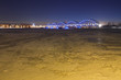 Railway bridge at night Railway bridge at night