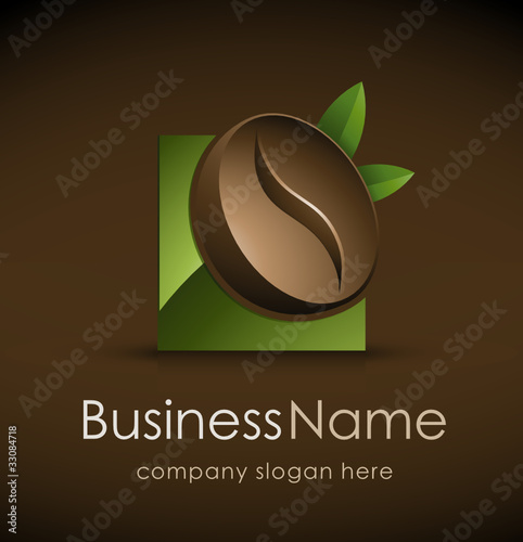 Vektor: logo café grain logo café grain