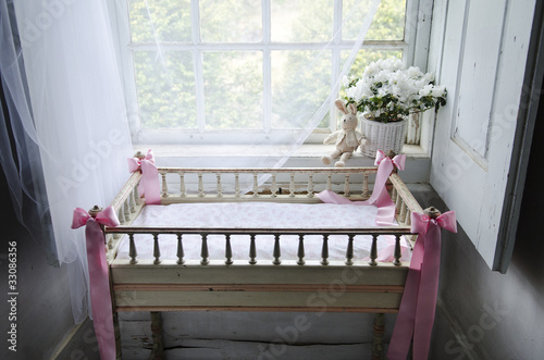 Baby Cots on Vintage Baby Cot In Old Rural House    Travelphotography  33086356