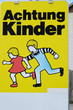 Sign warning children