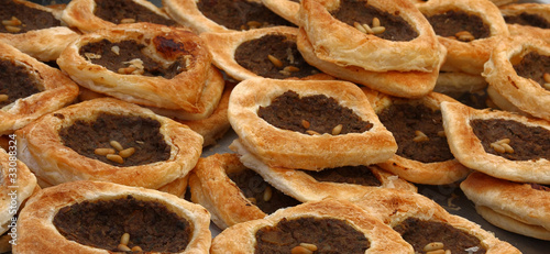 Photo: Lebanese meat pies (sfeeha) Lebanese meat pies (sfeeha)
